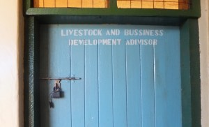 My office door complete with title!