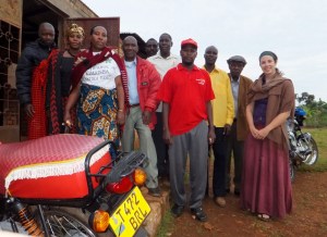 The fateful day of my first piki ride - visiting BWALIDEA group